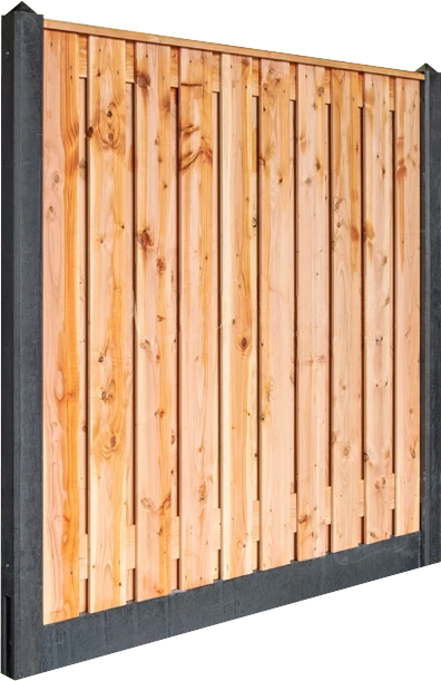 Hout-beton schutting Douglas