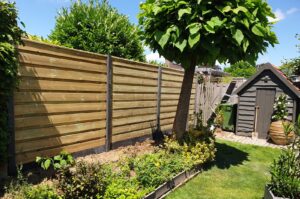 grenen schutting horizontaal